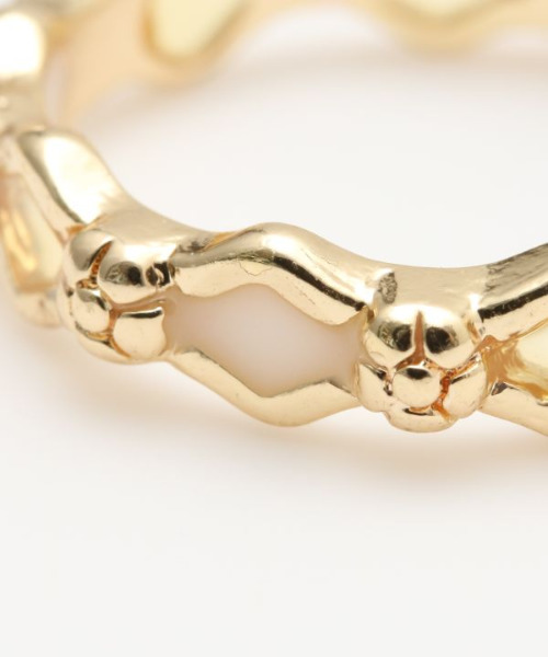 チャイハネ(チャイハネ)の「【チャイハネ】ステンドグラス風リング(リング・レディース・ホワイト/カラフル/ブラウン/パープル/カーキ・FREE)」の8枚目の写真