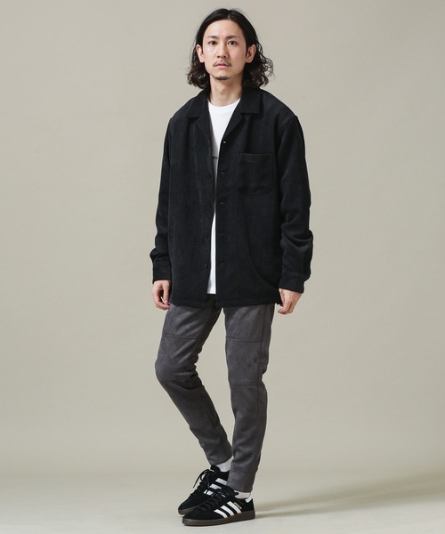 NANO universe（ナノユニバース）の「リラックスコーデュロイシャツ(セットアップ対応)（シャツ/ブラウス・メンズ・ブラック/ベージュ/ブラウン・M/XL/L/S）」の11枚目の写真