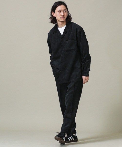 NANO universe（ナノユニバース）の「リラックスコーデュロイシャツ(セットアップ対応)（シャツ/ブラウス・メンズ・ブラック/ベージュ/ブラウン・M/XL/L/S）」の12枚目の写真