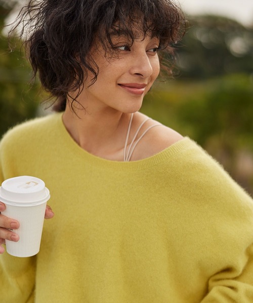 bijorie（ビジュリィ）の「【bijorie】NEW BASIC series／ベストボディブラ カップ付きリブキャミソール（その他アンダーウェア/インナー・レディース・チャコール/アイボリー/ベージュ・MEDIUM/LARGE/LG）」の4枚目の写真