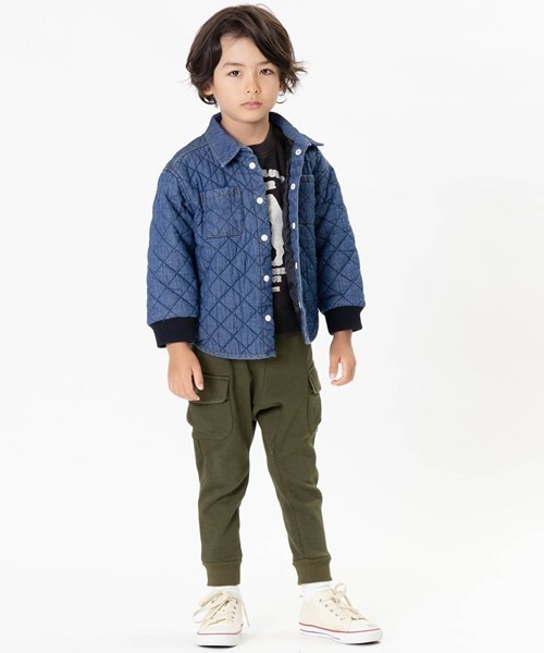 F.O.KIDS（エフオーキッズ）の「F.O.KIDS/エフオーキッズ 裏シャギーマチ付きカーゴパンツ リラックスパンツ（カーゴパンツ・キッズ・ベージュ/カーキ/ブルー/ボルドー・140/120）」の18枚目の写真