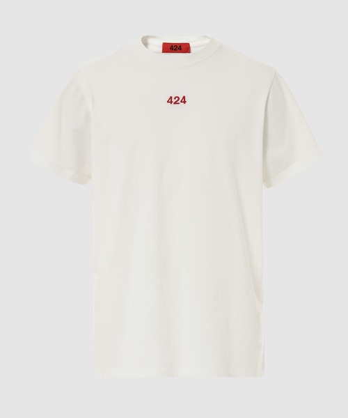 424（フォートゥーフォー）の「T-SHIRT（Tシャツ/カットソー・メンズ・ホワイト/ブラック/ブラウン/ブルー・S/M/L/XL）」の2枚目の写真