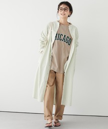 CRAFT STANDARD BOUTIQUE | バンドカラーシャツワンピース　＊◆(シャツワンピース)