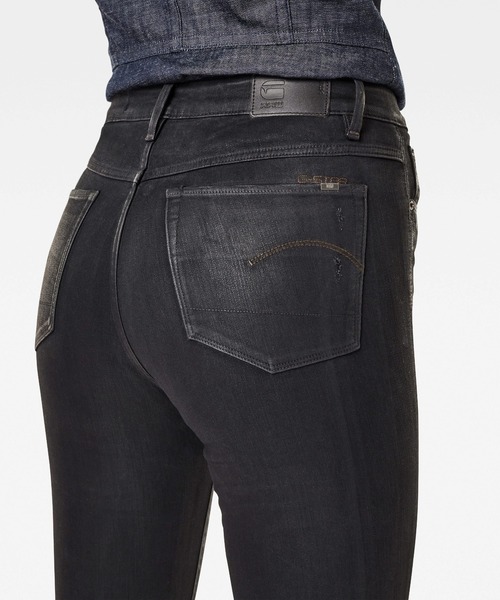 G-STAR(ジースター)の「3301 HIGH FLARE JEANS/フレア/スキニー(デニムパンツ・レディース・ブラック・27/30/26/30/27/28)」の3枚目の写真