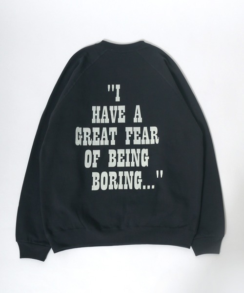 PEANUTS（ピーナッツ）の「PEANUTS × sportswear SNOOPY/スヌーピーバック英字ロゴ スウェットトレーナー（スウェット・レディース・グリーン/アイボリー/マスタード/チャコール・M/L）」の8枚目の写真