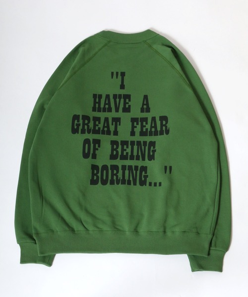 PEANUTS（ピーナッツ）の「PEANUTS × sportswear SNOOPY/スヌーピーバック英字ロゴ スウェットトレーナー（スウェット・レディース・グリーン/アイボリー/マスタード/チャコール・M/L）」の10枚目の写真