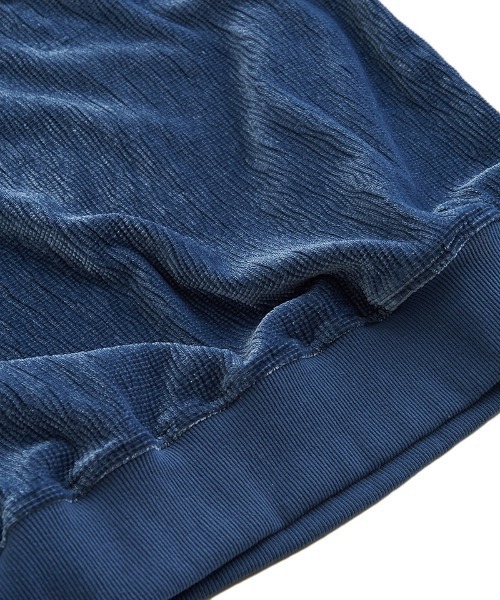 NO ID.（ノーアイディ）の「mlt3697-ﾍﾞﾛｱﾜｯｼｬｰﾄﾞﾙﾏﾝｽﾘｰﾌﾞﾓｯｸﾈｯｸPO  プルオーバー（Tシャツ/カットソー・メンズ・ベージュ/ブラウン/ブラック/ブルーグレー・ONE SIZE）」の7枚目の写真