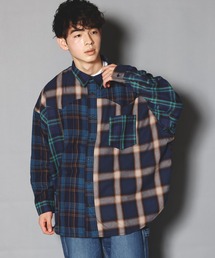 GALLIS ADDICTION | GA CRAZY-CHECK L/S SHIRT/クレイジー チェックシャツ(シャツ/ブラウス)