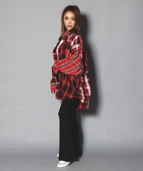 GALLIS ADDICTION(ガリスアディクション)の「GA CRAZY-CHECK L/S SHIRT/クレイジー チェックシャツ(シャツ/ブラウス・メンズ・ブラック/ブルー/レッド・FREE)」の16枚目の写真