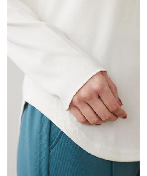 Green Parks(グリーンパークス)の「タートルインナー*(Tシャツ/カットソー・レディース・ブラック/レッド/オフホワイト/ブルー・FREE)」の10枚目の写真