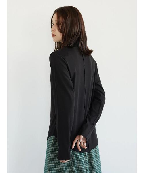 Green Parks(グリーンパークス)の「タートルインナー*(Tシャツ/カットソー・レディース・ブラック/レッド/オフホワイト/ブルー・FREE)」の22枚目の写真