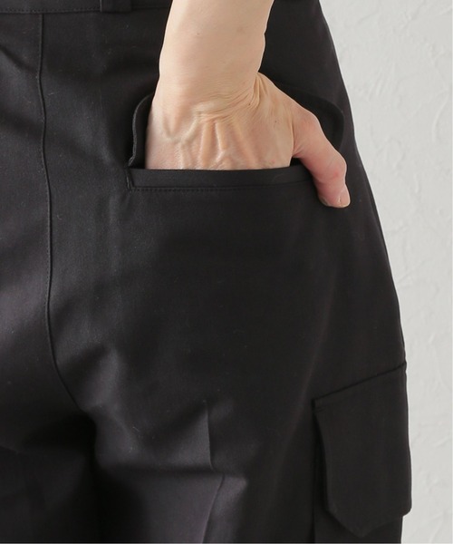 JOURNAL STANDARD(ジャーナルスタンダード)の「ハードTCカーゴパンツ(カーゴパンツ・レディース・ブラック/ピンク・38/36)」の3枚目の写真