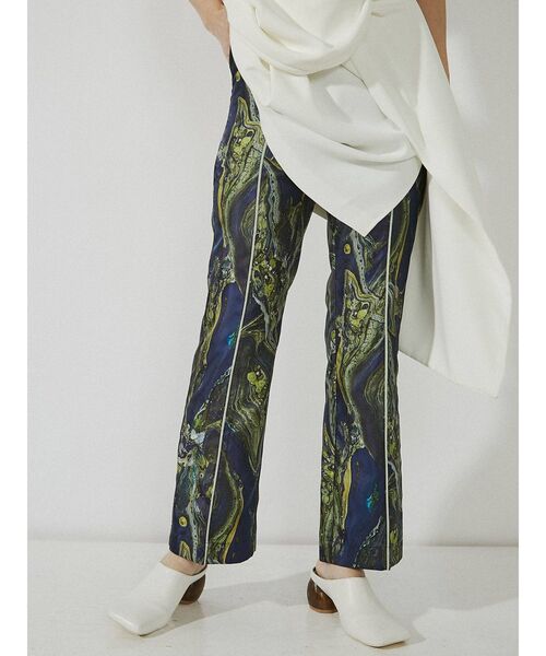 UN3D.（アンスリード）の「マーブルアートパンツ（その他パンツ・レディース・ネイビー/ベージュ・36/38）」の15枚目の写真