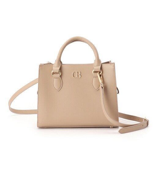 couture brooch（クチュールブローチ）の「◆【キレイめ通勤スタイル】マルチポケットスクエアトートバッグ（ハンドバッグ・レディース・ブラック/ベージュ/サックスブルー・00）」の2枚目の写真