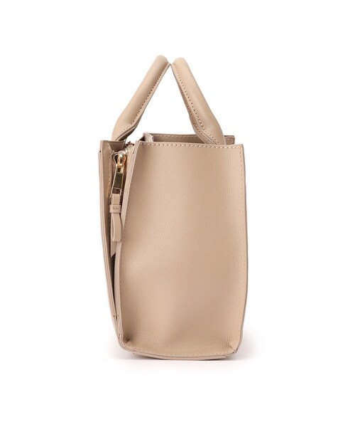 couture brooch（クチュールブローチ）の「◆【キレイめ通勤スタイル】マルチポケットスクエアトートバッグ（ハンドバッグ・レディース・ブラック/ベージュ/サックスブルー・00）」の6枚目の写真