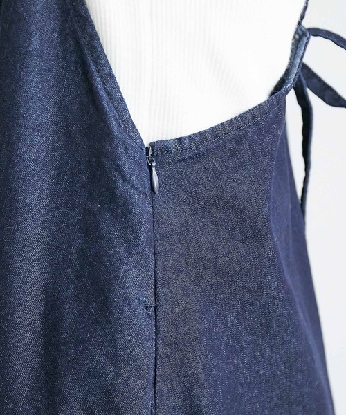 ROPE' PICNIC(ロペピクニック)の「デニムキャミワンピース(ワンピース・レディース・ネイビー/ブルー系その他3・38)」の14枚目の写真