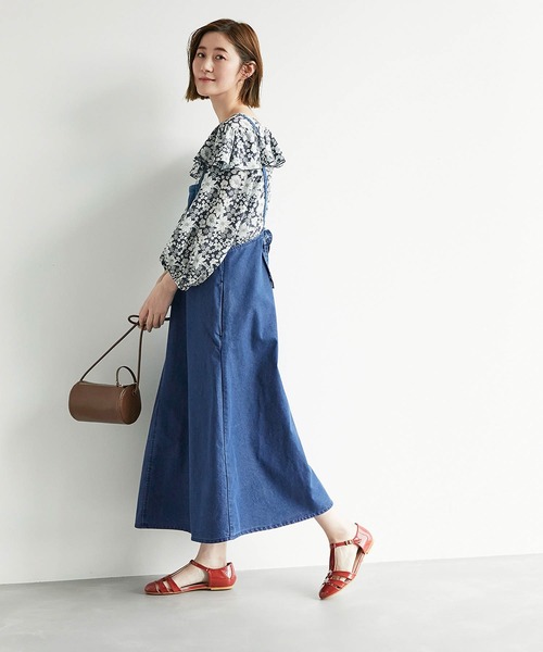 ROPE' PICNIC(ロペピクニック)の「デニムキャミワンピース(ワンピース・レディース・ネイビー/ブルー系その他3・38)」の20枚目の写真