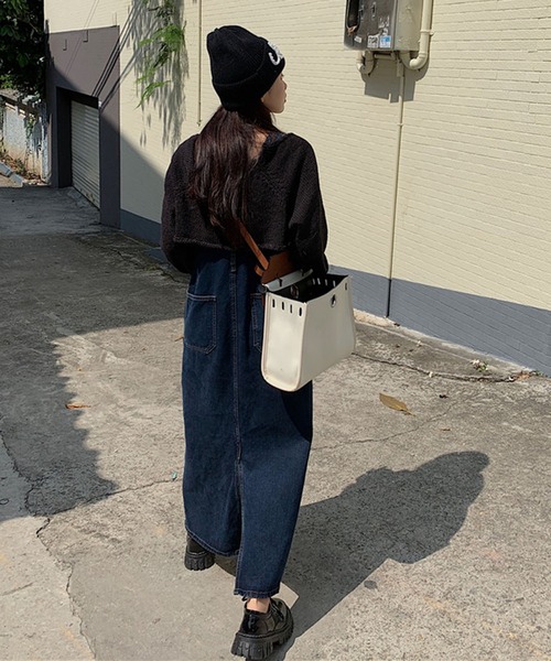 Jewelobe（ジュエローブ）の「デニムサロペットジャンパースカート