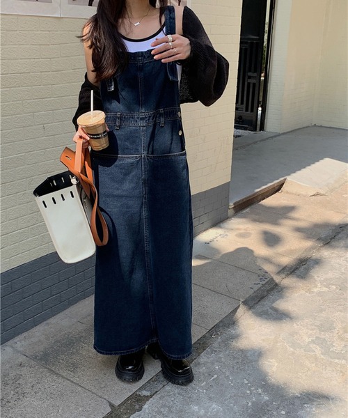 Jewelobe（ジュエローブ）の「デニムサロペットジャンパースカート