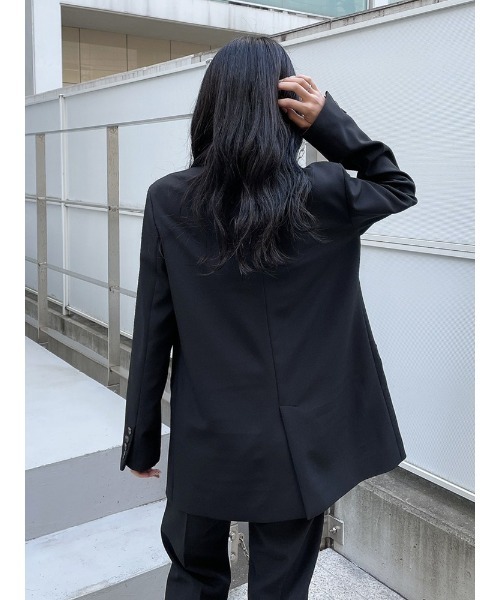 ENVYM(アンビー)の「ダブルブレストJK(テーラードジャケット・レディース・ブラック/アイボリー/ピンク・FREE)」の16枚目の写真