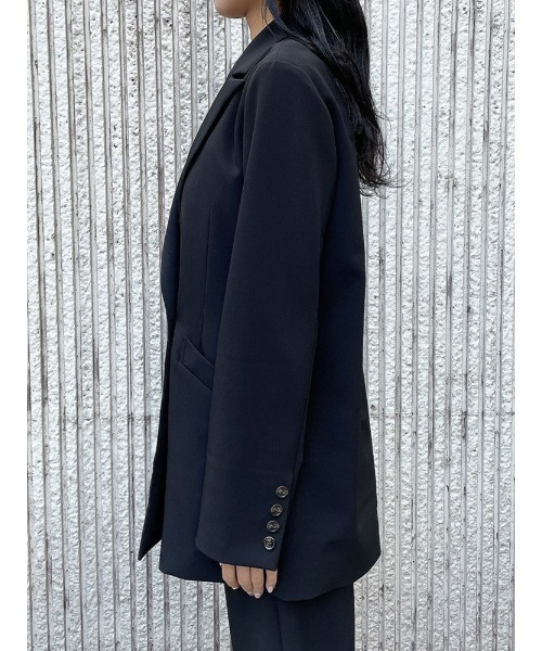 ENVYM(アンビー)の「ダブルブレストJK(テーラードジャケット・レディース・ブラック/アイボリー/ピンク・FREE)」の19枚目の写真