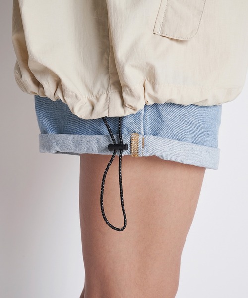 ROXY(ロキシー)の「BREAK OF DAWN/ロキシーナイロンジャケット(ナイロンジャケット・レディース・ベージュ/カーキ/ピンク・SMALL/MEDIUM/LARGE)」の8枚目の写真