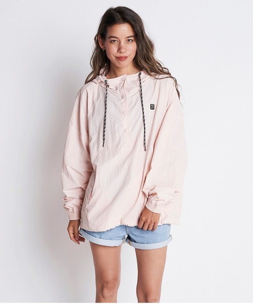 ROXY(ロキシー)の「BREAK OF DAWN/ロキシーナイロンジャケット(ナイロンジャケット・レディース・ベージュ/カーキ/ピンク・SMALL/MEDIUM/LARGE)」の21枚目の写真