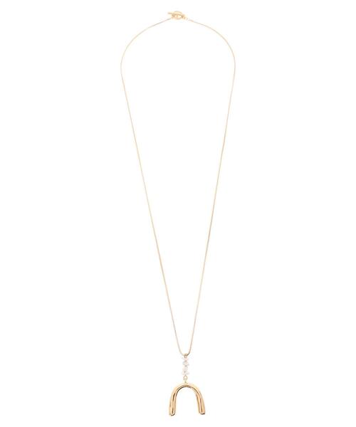 AMERICAN HOLIC（アメリカンホリック）の「カーブトップ・ナチュラルストーン付マンテルネックレス（ネックレス・レディース・シルバー/ゴールド・FREE）」の10枚目の写真