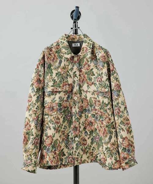 re_k by JUNRED(レクバイジュンレッド)の「【 re_k by JUNRed 】ゴブラン織りCPOブルゾン(ブルゾン・メンズ・ブラック系その他/ベージュ系その他・S/M/L)」の2枚目の写真