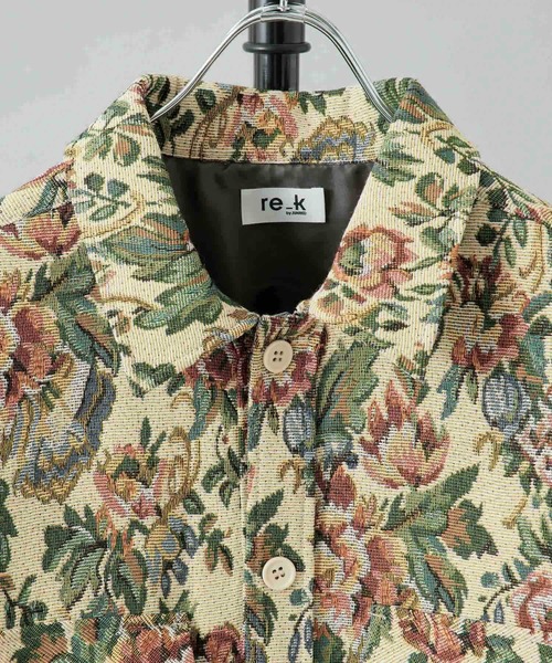 re_k by JUNRED(レクバイジュンレッド)の「【 re_k by JUNRed 】ゴブラン織りCPOブルゾン(ブルゾン・メンズ・ブラック系その他/ベージュ系その他・S/M/L)」の4枚目の写真