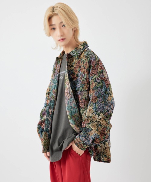 re_k by JUNRED(レクバイジュンレッド)の「【 re_k by JUNRed 】ゴブラン織りCPOブルゾン(ブルゾン・メンズ・ブラック系その他/ベージュ系その他・S/M/L)」の12枚目の写真