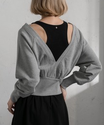 Ezick | レイヤード２WAYスウェット(スウェット)