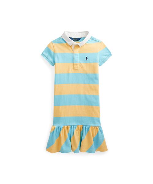 ストライプド コットン ジャージー ラグビー ドレス ワンピース Polo Ralph Lauren Childrenswear ポロ ラルフ ローレン チルドレンズウェア のファッション通販 Zozotown