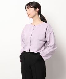RETRO GIRL | 2way裏毛ショートトレーナー(スウェット)