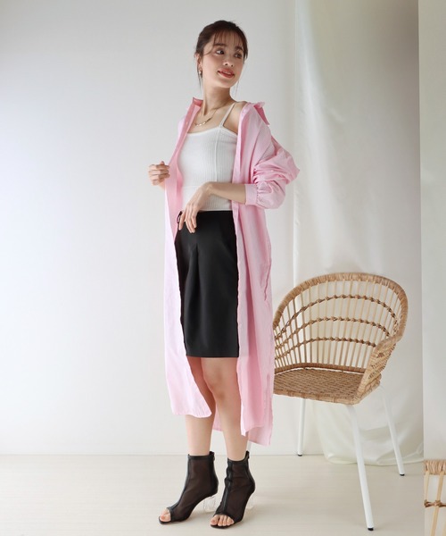 BLUEEAST（ブルーイースト）の「細紐サマーニットリブキャミソール（キャミソール・レディース・ピンク/ホワイト/ブラック/パープル/ブルー/ベージュ/イエロー・MEDIUM）」の12枚目の写真