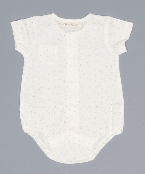 Sophie la girafe（ソフィーラジラフ）の「スターダストボディスーツ【日本製】（肌着・キッズ・オフホワイト・80ｃｍ/70cm/60cm）」の2枚目の写真