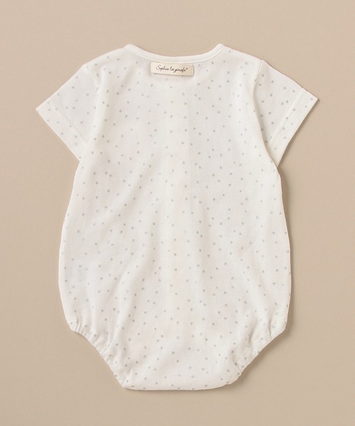 Sophie la girafe（ソフィーラジラフ）の「スターダストボディスーツ【日本製】（肌着・キッズ・オフホワイト・80ｃｍ/70cm/60cm）」の3枚目の写真