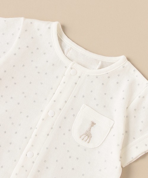 Sophie la girafe（ソフィーラジラフ）の「スターダストボディスーツ【日本製】（肌着・キッズ・オフホワイト・80ｃｍ/70cm/60cm）」の4枚目の写真