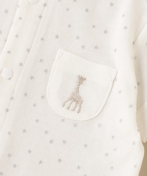 Sophie la girafe（ソフィーラジラフ）の「スターダストボディスーツ【日本製】（肌着・キッズ・オフホワイト・80ｃｍ/70cm/60cm）」の7枚目の写真