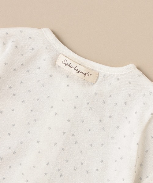 Sophie la girafe（ソフィーラジラフ）の「スターダストボディスーツ【日本製】（肌着・キッズ・オフホワイト・80ｃｍ/70cm/60cm）」の8枚目の写真