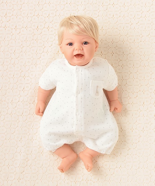 Sophie la girafe（ソフィーラジラフ）の「スターダストボディスーツ【日本製】（肌着・キッズ・オフホワイト・80ｃｍ/70cm/60cm）」の10枚目の写真