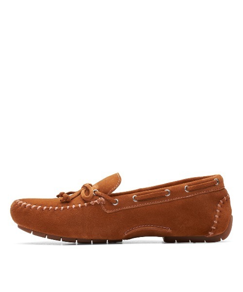 Clarks（クラークス）の「C Mocc Tie / シーモックタイ (タンスエード)（スリッポン・レディース・ブラウン・UK3/UK3.5/UK4.5/UK5.5/UK5/UK6/UK4）」の5枚目の写真