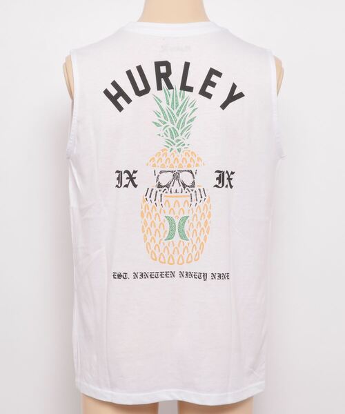 Hurley （ハーレー）の「【ムラサキスポーツ別注】Hurley/ハーレー バックプリント タンクトップ MSL2200055（タンクトップ・メンズ・ホワイト/グレー/ブラック・S/M/L）」の9枚目の写真