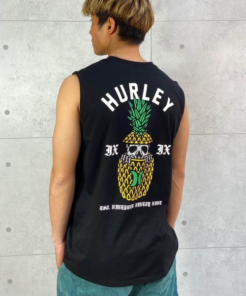 Hurley （ハーレー）の「【ムラサキスポーツ別注】Hurley/ハーレー バックプリント タンクトップ MSL2200055（タンクトップ・メンズ・ホワイト/グレー/ブラック・S/M/L）」の3枚目の写真