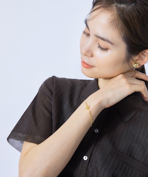 ROPE'（ロペ）の「デザインチェーンブレスレット（ブレスレット・レディース・ゴールド/シルバー・FREE）」の7枚目の写真