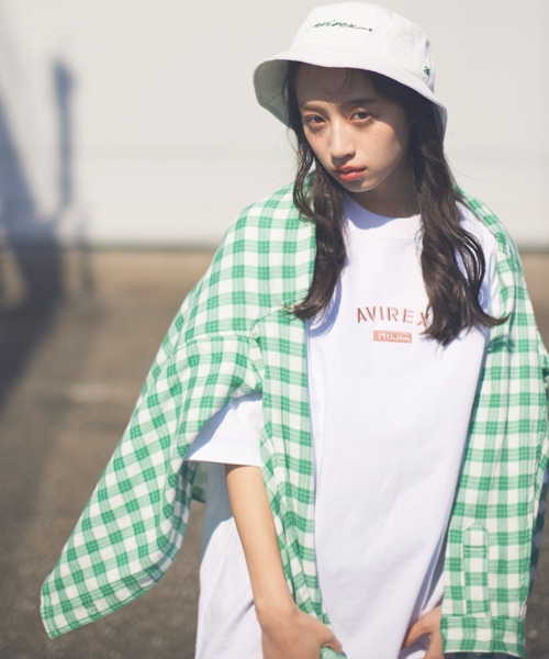 AVIREX(アヴィレックス)の「【MILKFED.×AVIREX】ロゴ Tシャツ/LOGO T-SHIRT/ミルクフェド/アヴィレックス(Tシャツ/カットソー・レディース・ホワイト/ベージュ/ピンク・FREE)」の18枚目の写真