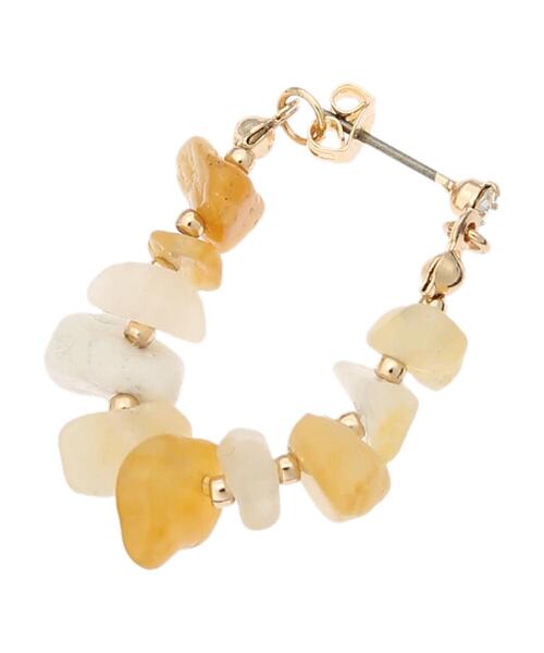 AMERICAN HOLIC（アメリカンホリック）の「ナチュラルストーン×メタルビーズピアス（ピアス（両耳用）・レディース・レッド/オレンジ/ブルーグリーン・FREE）」の8枚目の写真