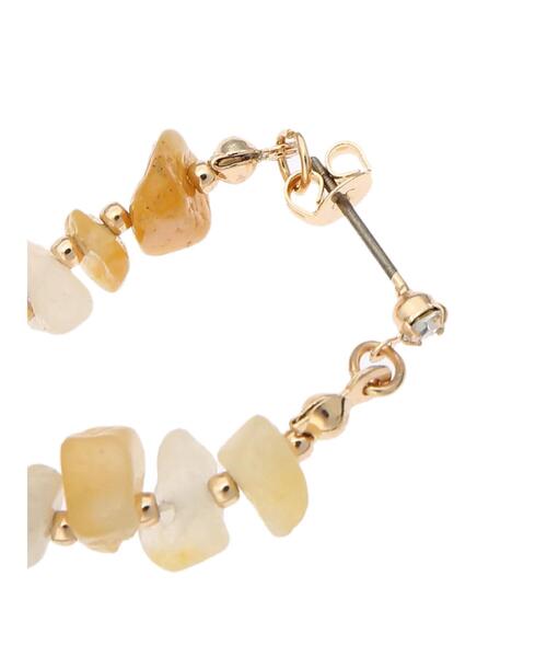 AMERICAN HOLIC（アメリカンホリック）の「ナチュラルストーン×メタルビーズピアス（ピアス（両耳用）・レディース・レッド/オレンジ/ブルーグリーン・FREE）」の9枚目の写真