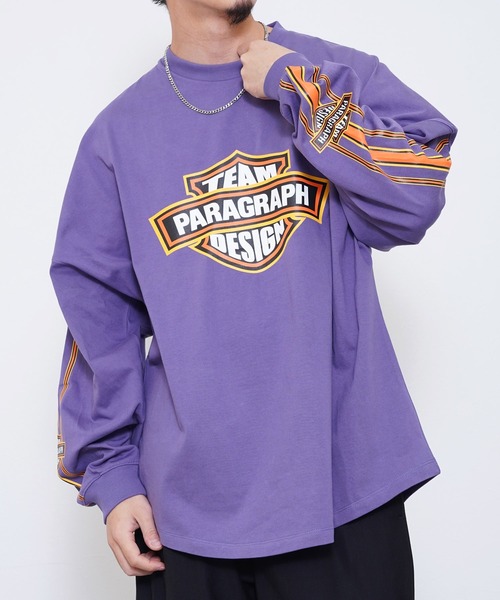 Paragraph(パラグラフ)の「Paragraph パラグラフ チームロゴ 長袖Tシャツ(Tシャツ/カットソー・メンズ・スカイブルー/ミント/パープル/ホワイト/オレンジ/ライトグレー/ブラック・FREE)」の6枚目の写真