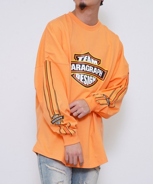 Paragraph(パラグラフ)の「Paragraph パラグラフ チームロゴ 長袖Tシャツ(Tシャツ/カットソー・メンズ・スカイブルー/ミント/パープル/ホワイト/オレンジ/ライトグレー/ブラック・FREE)」の7枚目の写真